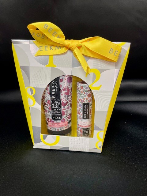 Beekman Goat Milk Hand Cream and Lip Balm Set